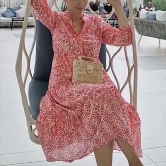 NEW ZARA PRINTED TIERED DRESS - Picture 9 of 9